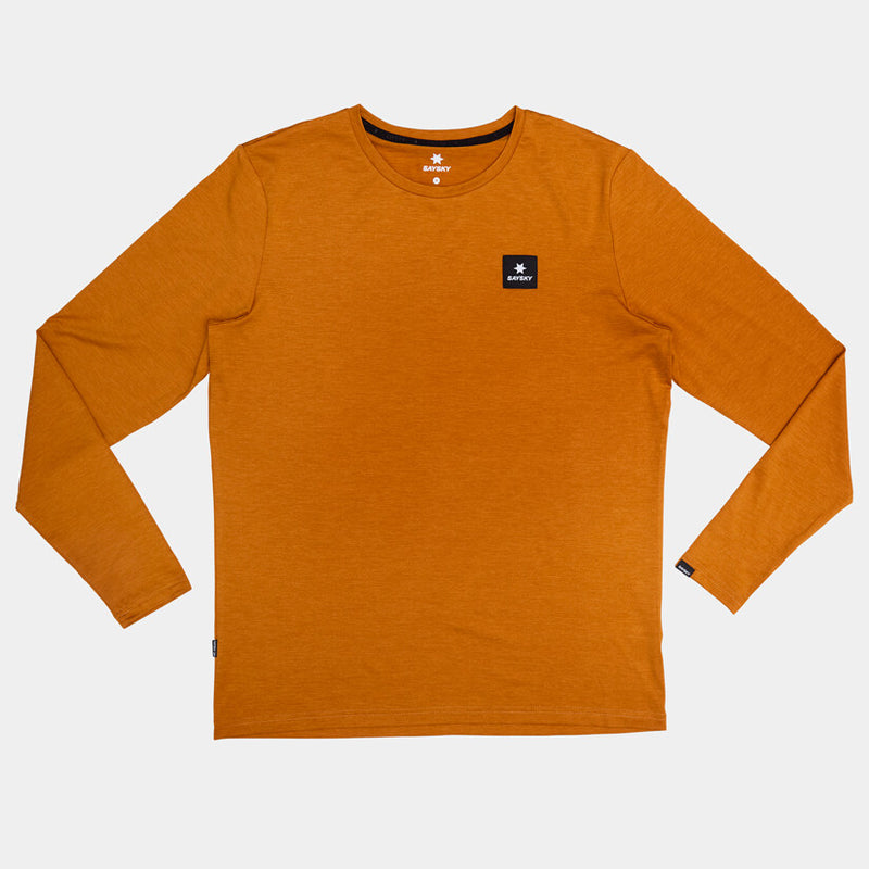 Saysky Reflective Logo Pace Longsleeve Orange 4008 OMRLS20C4008