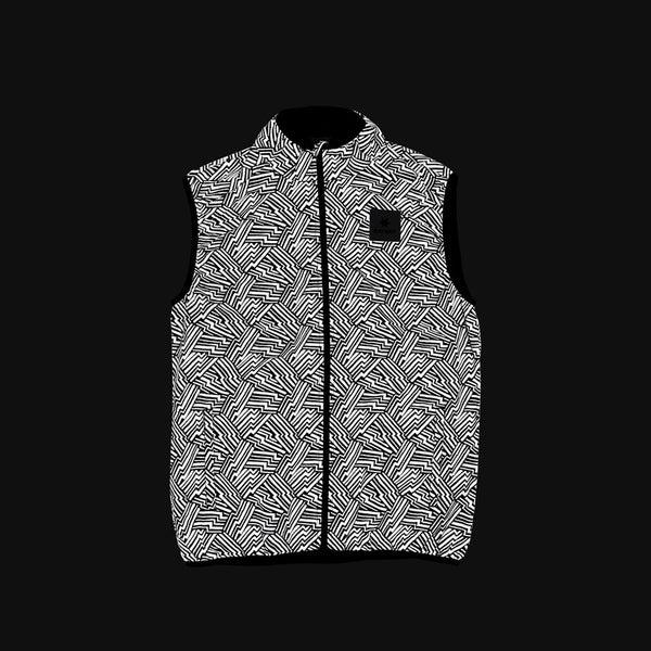 Saysky Reflective Pace Vest Schwarz Reflective Lightning 1050 OMRVE01C1050