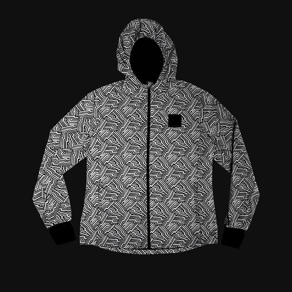 Saysky Reflective Blaze Jacket Schwarz Reflective Lightning 1050 OWRJA01C1050