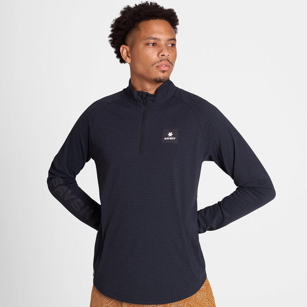 Saysky Blaze Half Zip Light Fleece Schwarz 9001 KMRFL03C9001
