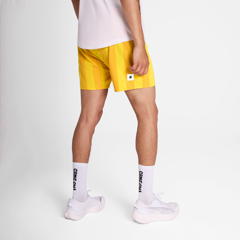 Saysky Pace Shorts 5'' Gelb Stripes 008 NMRSH21C008