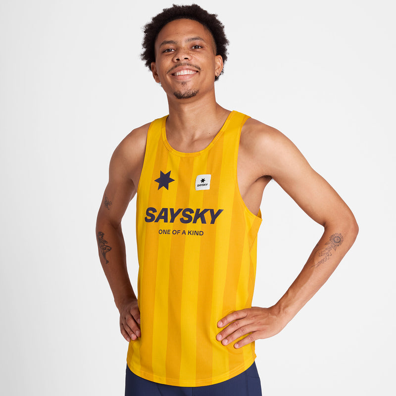 Saysky Combat Singlet Gelb Stripes 008 NMRSI31C008