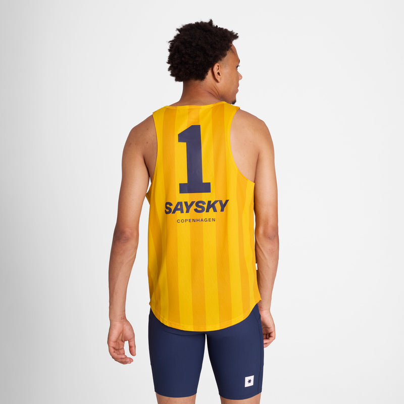 Saysky Combat Singlet Gelb Stripes 008 NMRSI31C008