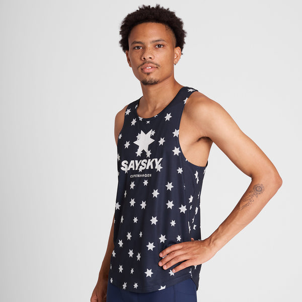 Saysky Star Combat Singlet Blau/Weiß Stars 1028 NMRSI31C1028