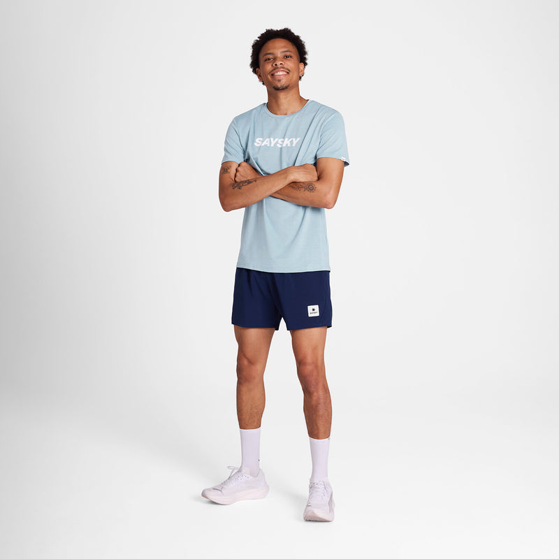 Saysky Logo Pace T-Shirt Blau 2010 NMRSS20C2010