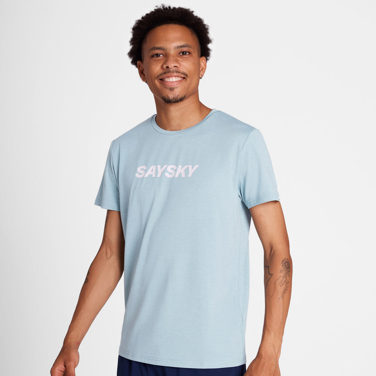 Saysky Logo Pace T-Shirt Blau 2010 NMRSS20C2010