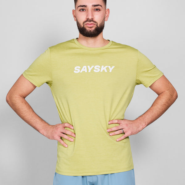 Saysky Logo Pace T-Shirt Grün 3008 NMRSS20C3008
