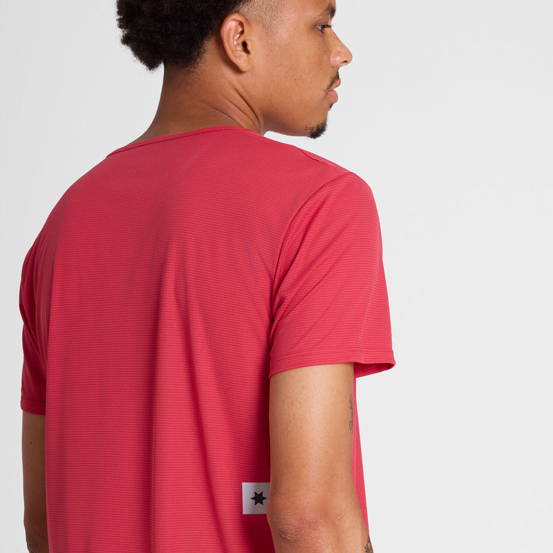 Saysky Reactive Flow T-shirt Rot Reactive Flower 1037 NMRSS60C1037