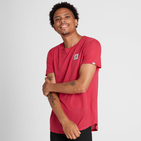 Saysky Reactive Flow T-shirt Rot Reactive Flower 1037 NMRSS60C1037