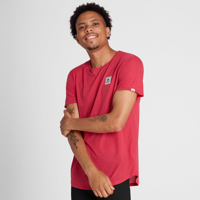 Saysky Reactive Flow T-shirt Rot Reactive Flower 1037 NMRSS60C1037