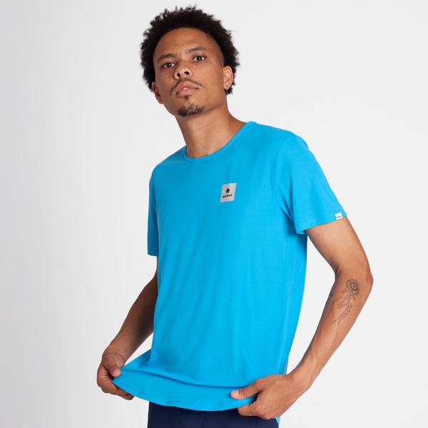 Saysky Reactive Flow T-shirt Blau Reactive Flower 1045 NMRSS60C1045