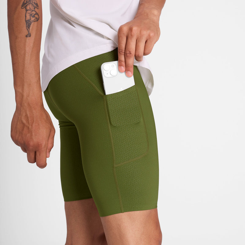 Saysky Combat+ Short Tights 9'' Grün 313 NMRST31C313