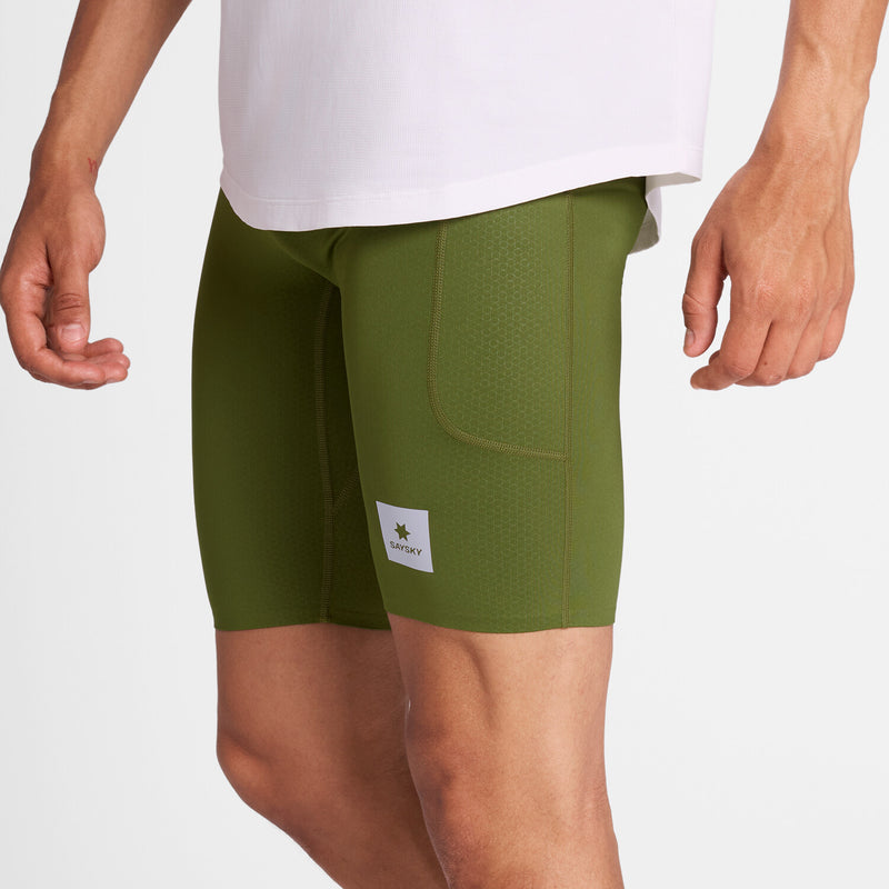 Saysky Combat+ Short Tights 9'' Grün 313 NMRST31C313