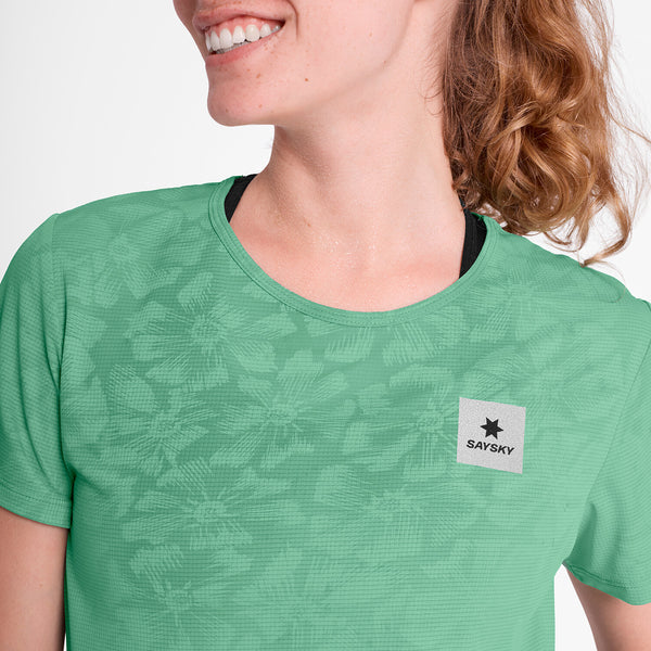 Saysky Reactive Flow T-shirt Grün Reactive Flower 1038 NWRSS60C1038