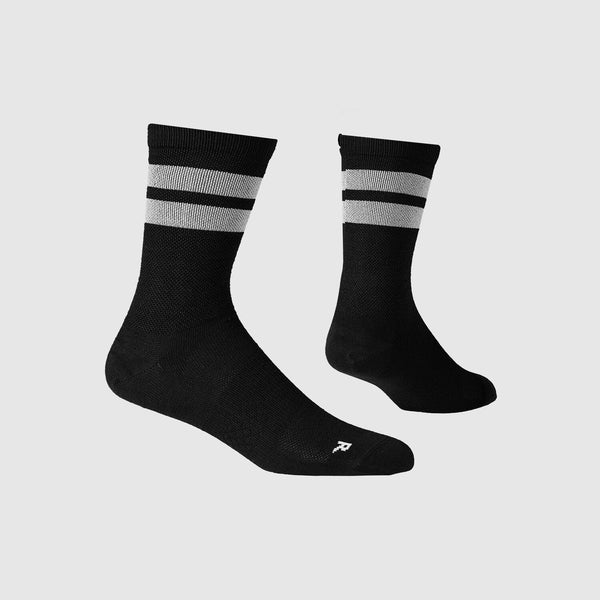 Saysky Merino Reflective High Socks Schwarz 901 IMRSO01