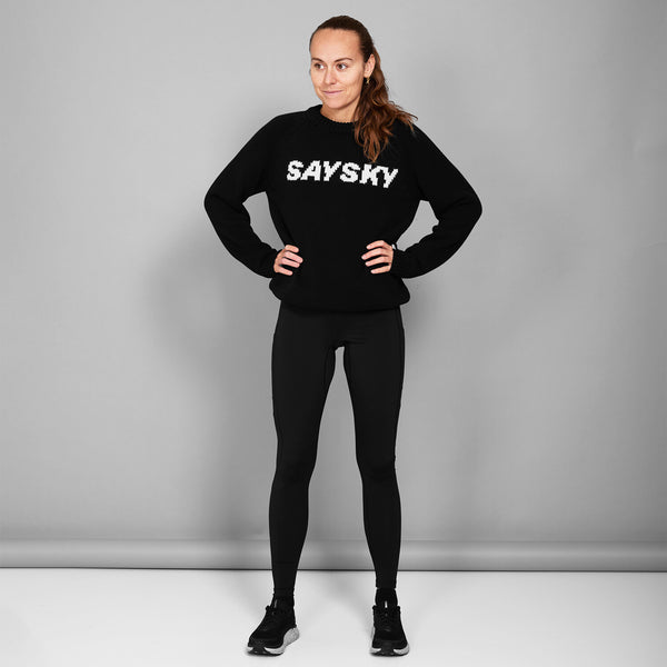 Saysky Everyday Heavy Knit Crewneck Schwarz 901 LMLKW02C901