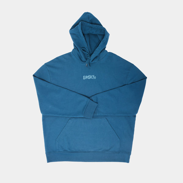 Saysky Statement Oversized Hoodie Blau 210 OMLHO71C210