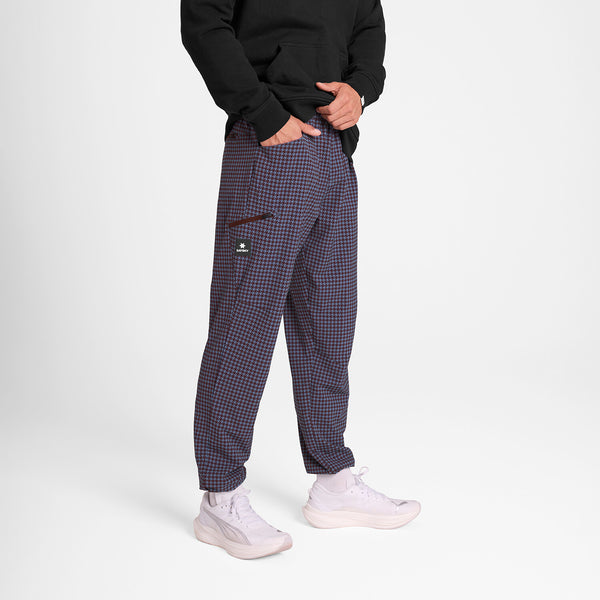 Saysky Motion Pants Blau Houndstooth 1047 OMLPA51C1047
