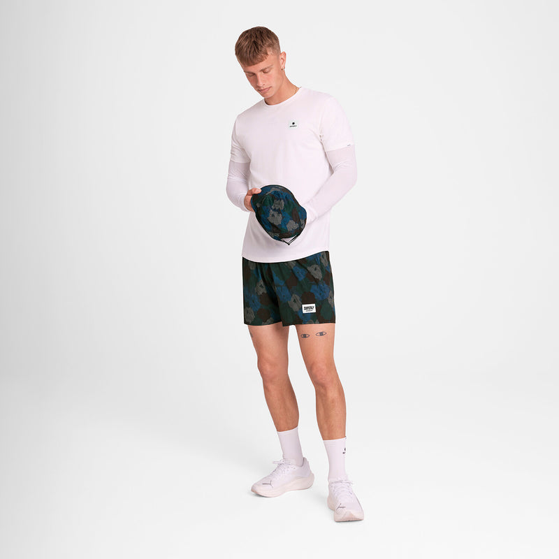 Saysky Flower Pace Shorts 5'' Blau Flower Camo 1046 OMRSH21C1046