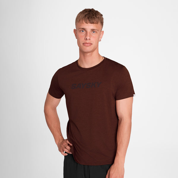 Saysky Logo Pace T-Shirt Rot 5008 OMRSS20C5008