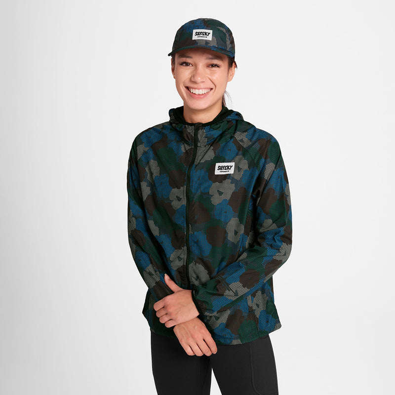 Saysky Flower Pace Jacket Blau Flower Camo 1046 OWRJA21C1046