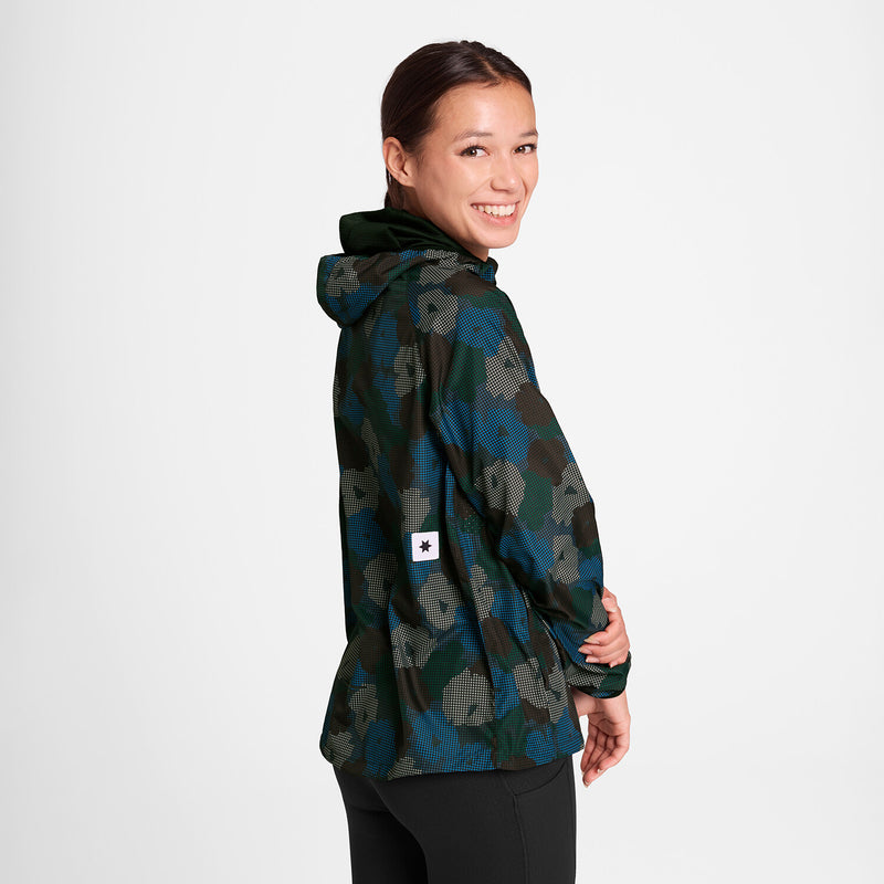 Saysky Flower Pace Jacket Blau Flower Camo 1046 OWRJA21C1046