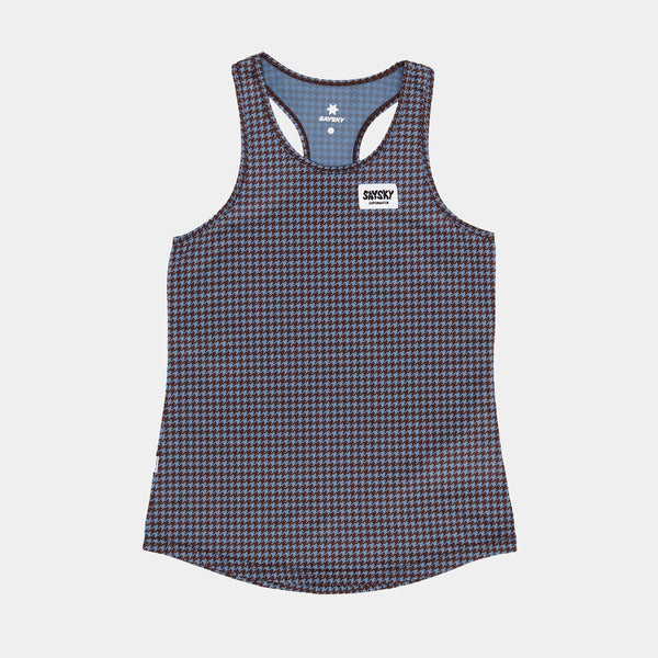 Saysky Houndstooth Combat Singlet Blau Houndstooth 1047 OWRSI31C1047