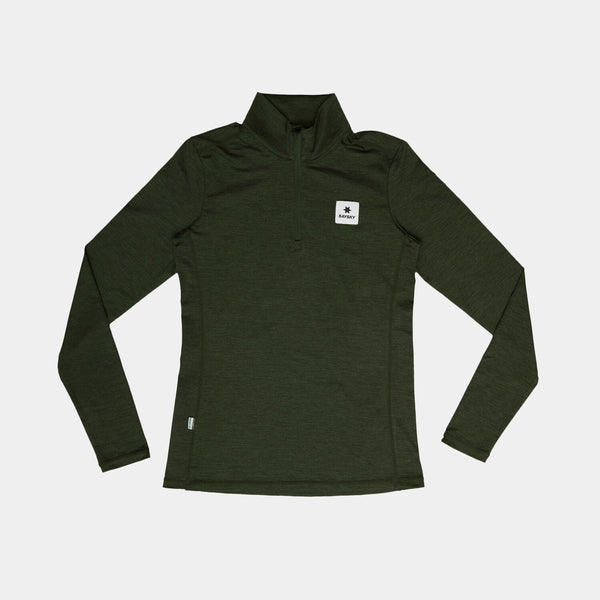 Saysky Pace Half Zip Long Sleeve Grün 3001 XWRLS21C3001