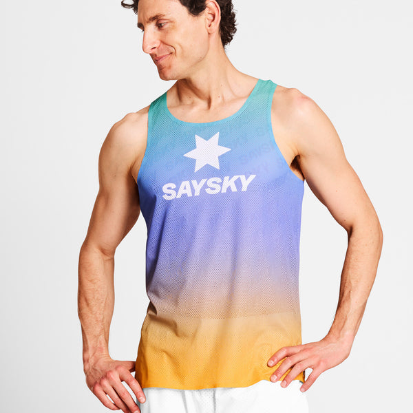 Saysky Drip Dye Flow Air Singlet Lila/Grün/Gelb Drip Dye 1033 NMRSI62C1033