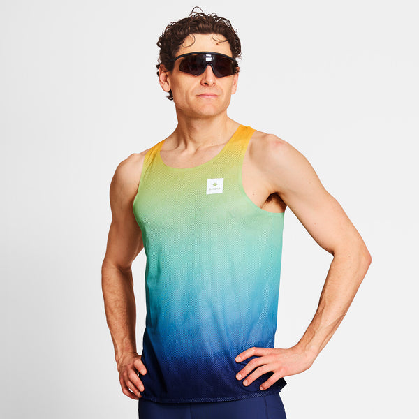 Saysky Drip Dye Flow Air Singlet Blau/Gelb/Grün Drip Dye 1032 NMRSI63C1032