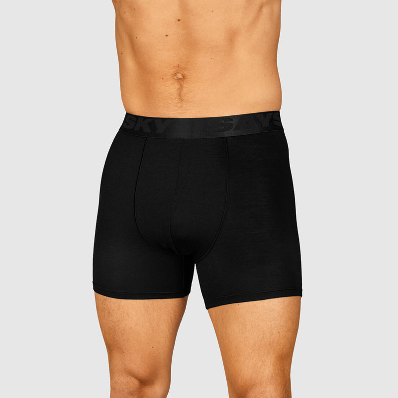 Saysky Merino 180 Boxer Shorts Schwarz 901 XMABO01