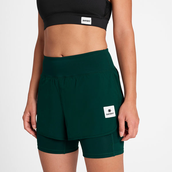 Saysky 2 in 1 Pace Shorts 3'' Grün 317 OWRSH23C317
