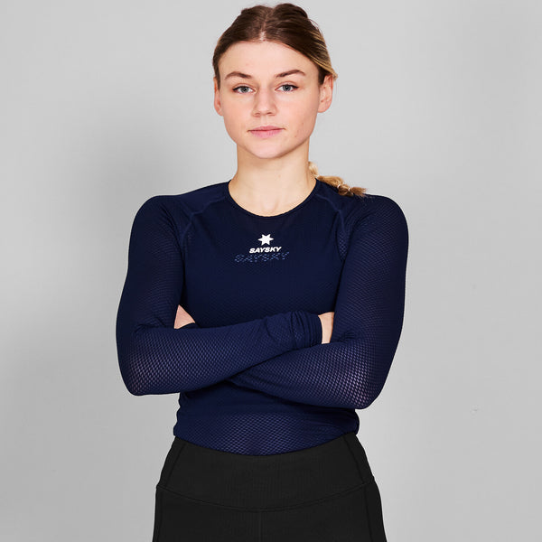 Saysky Mesh Base Layer Longsleeve Blau 201 XMRBL32C201