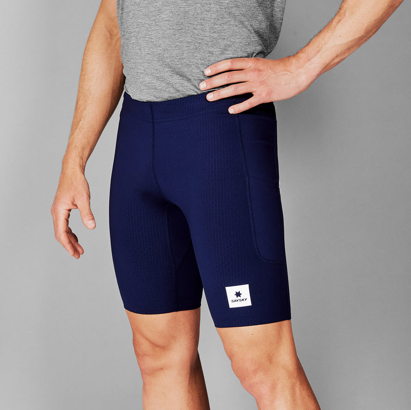 Saysky Combat+ Short Tights 9'' Blau 201 XMRST31C201