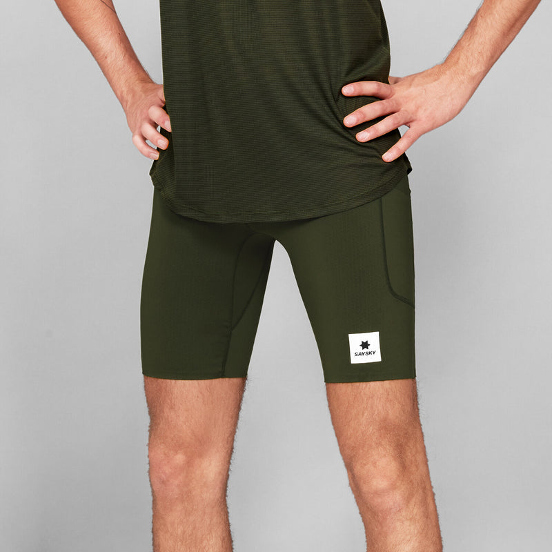 Saysky Combat+ Short Tights 9'' Grün 301 XMRST31C301