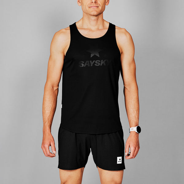 Saysky Logo Flow Singlet Schwarz 902 XMRSI61C902