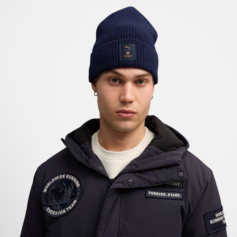 Saysky Puma x Saysky Merino Beanie Blau 201 026615 01