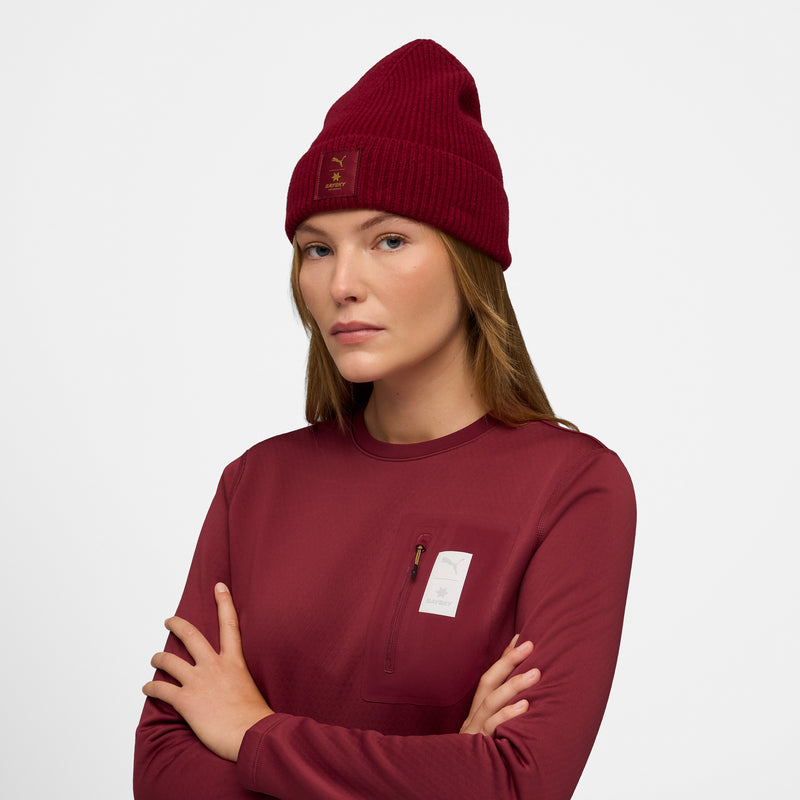 Saysky Puma x Saysky Merino Beanie Rot 509 026615 02