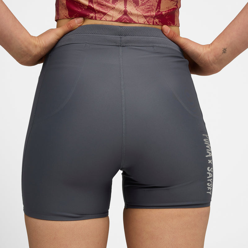 Saysky Puma x Saysky Short Tights 4" Grau 601 527558 44