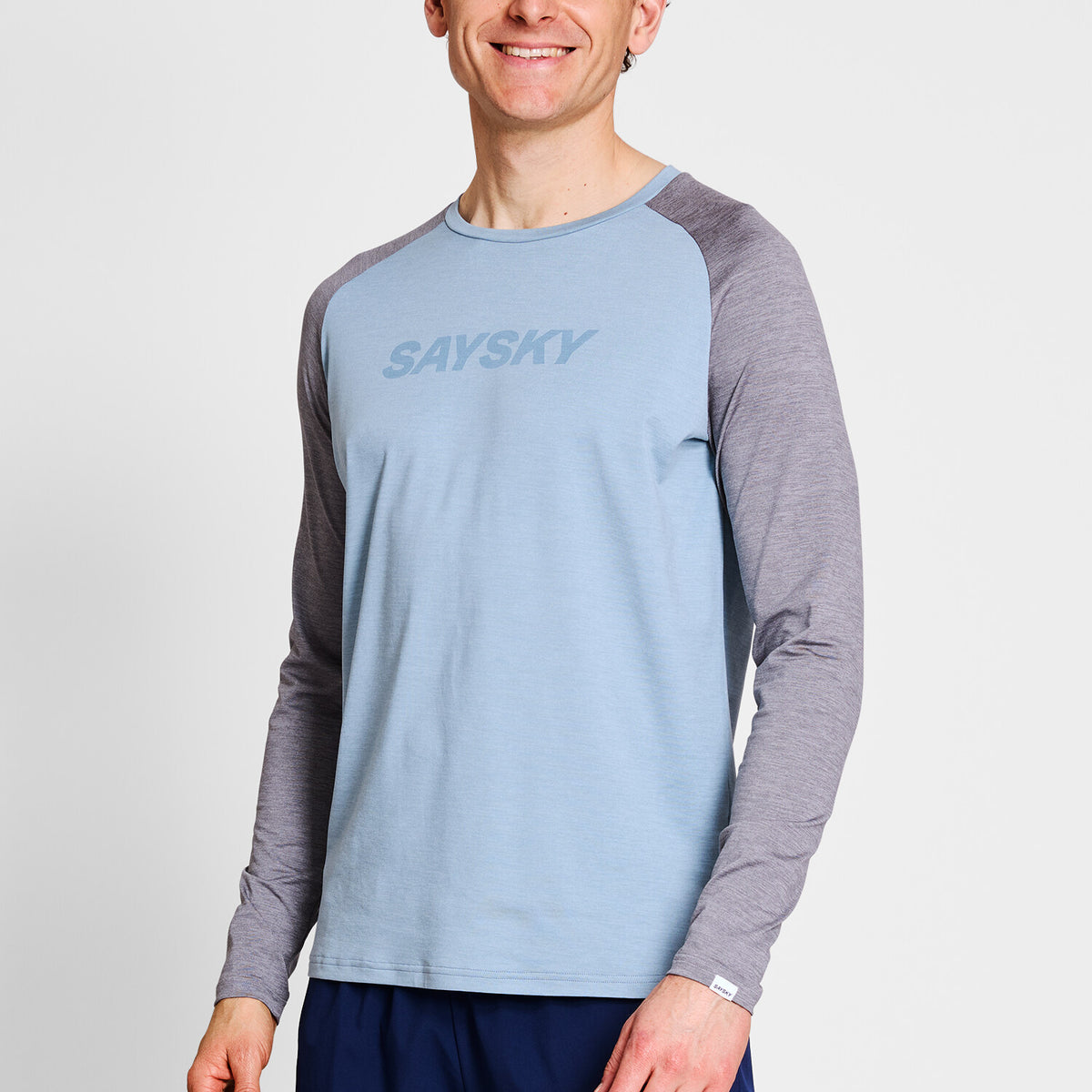 Saysky Logo Pace Long Sleeve Blau 2010 NMRLS21C2010