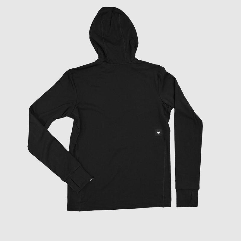 Saysky Combat Half Zip Fleece Hoodie Schwarz 901 NMRHO30C901