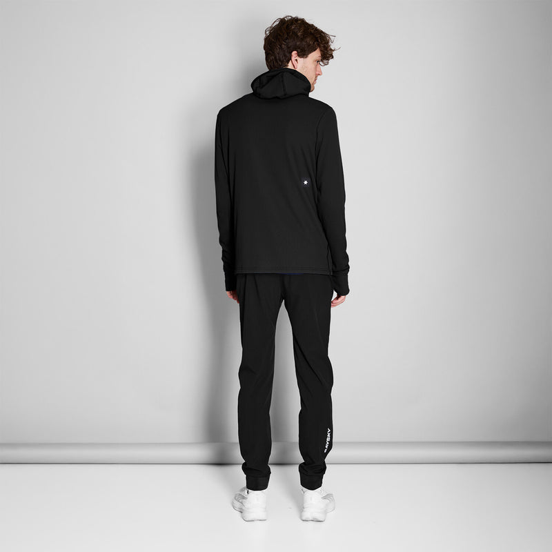 Saysky Combat Half Zip Fleece Hoodie Schwarz 901 NMRHO30C901
