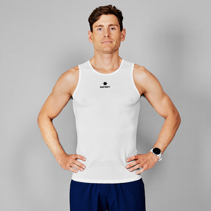 Saysky Mesh Base Layer Singlet Weiß 101 XMRBL31C101