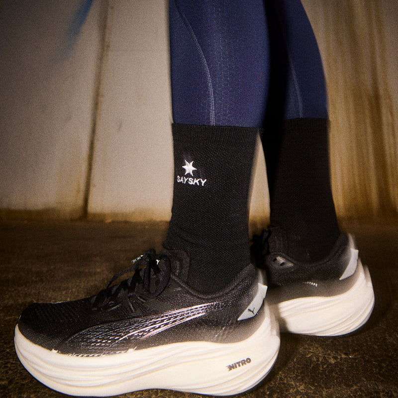 Saysky Merino High Socks Schwarz 901 XUASO601C901