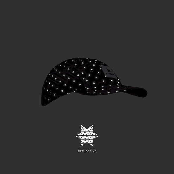 Saysky Combat Reflective Cap Schwarz Reflective Polka 1018 MUACA103C1018