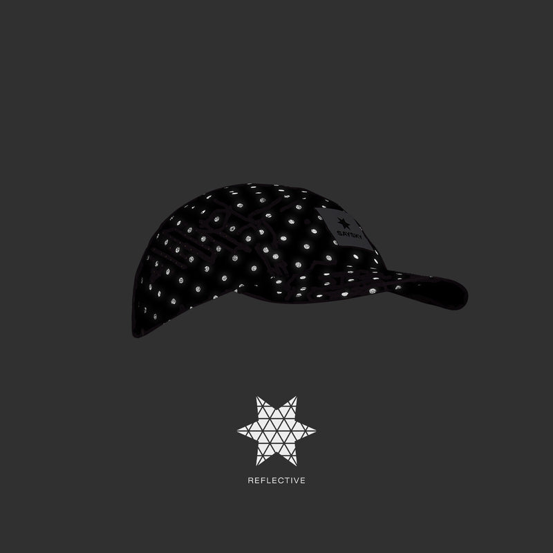 Saysky Combat Reflective Cap Schwarz Reflective Polka 1018 MUACA103C1018