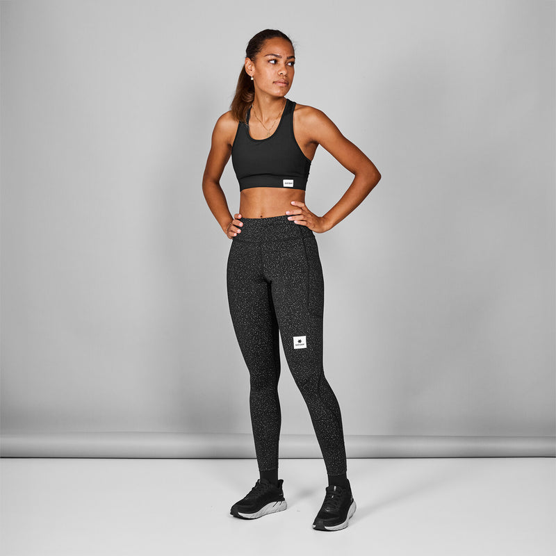 Saysky Reflective Universe Combat+ Tights Schwarz 901 MWRLT20C901