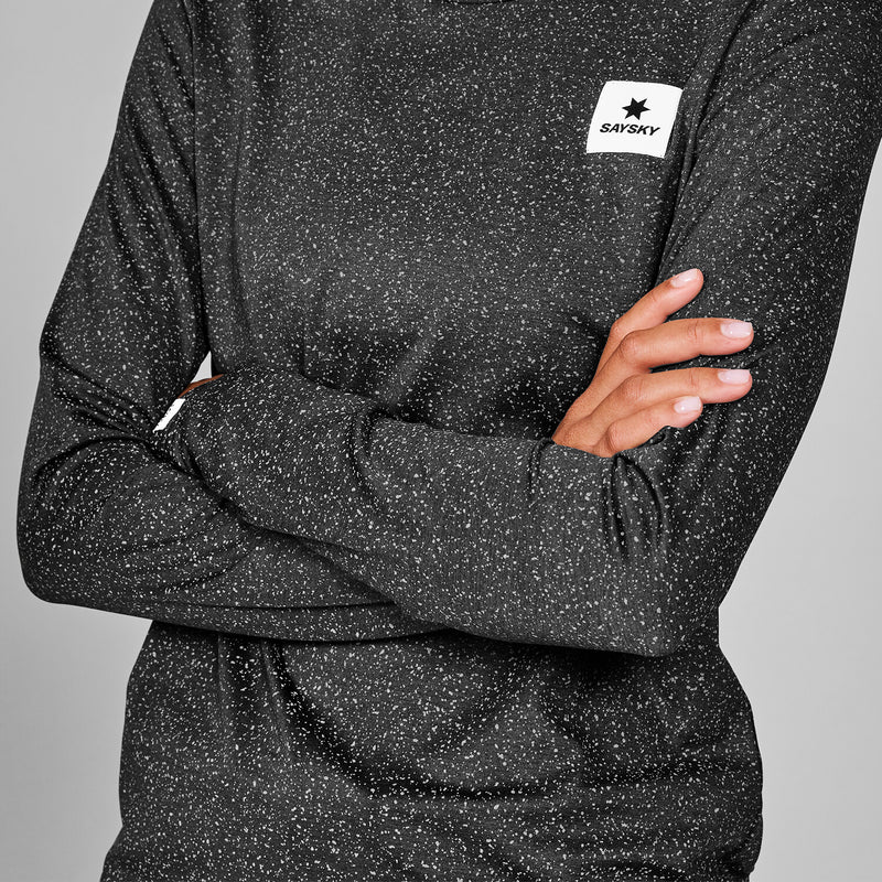 Saysky Reflective Universe Pace Longsleeve Schwarz 901 MWRLS20C901