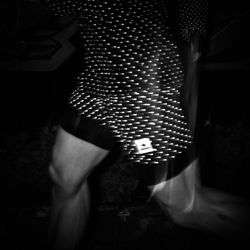 Saysky Reflective Polka 2 In 1 Pace Shorts 5" Schwarz Reflective Polka 1018 MMRSH01C1018