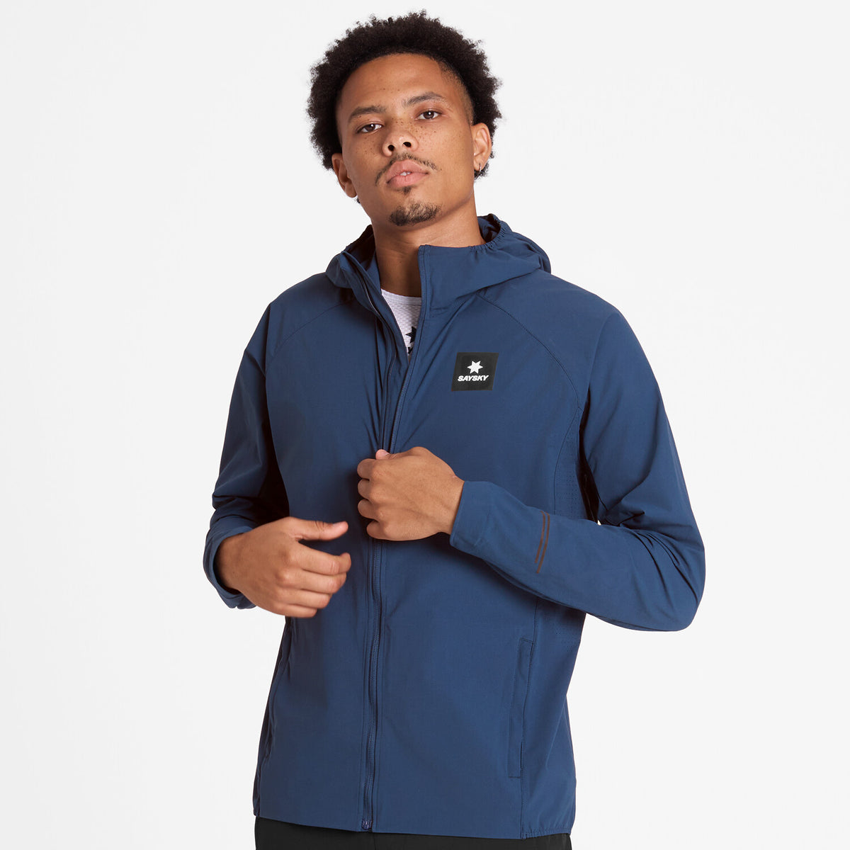 Saysky Clean Pace Flex Hooded Jacket Blau 210 SM10001